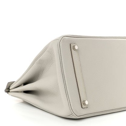 Hermes Togo Birkin 35 Gris Perle 9 of 10
