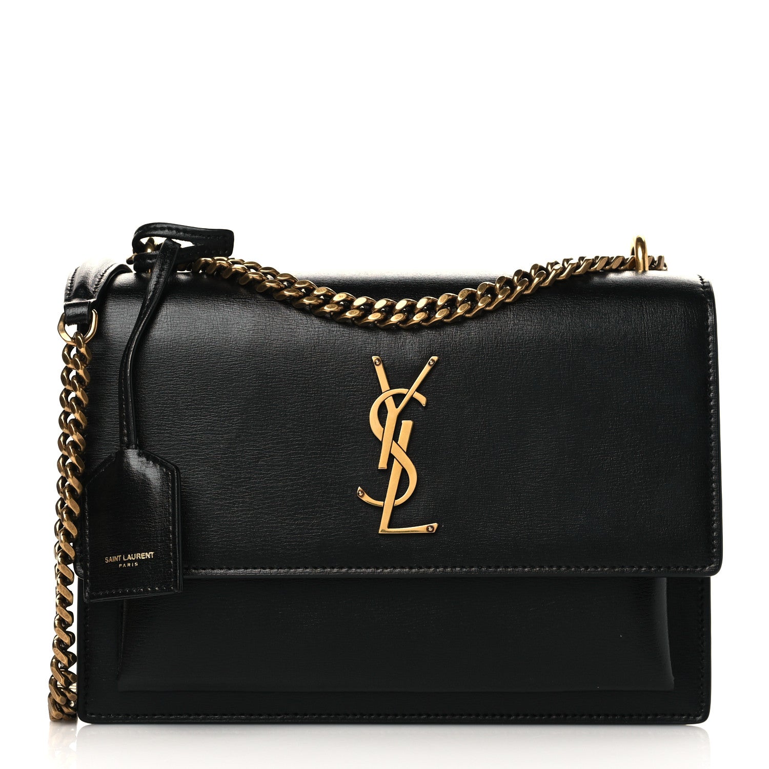 Saint Laurent Calfskin Medium Monogram Sunset Black 1 of 6