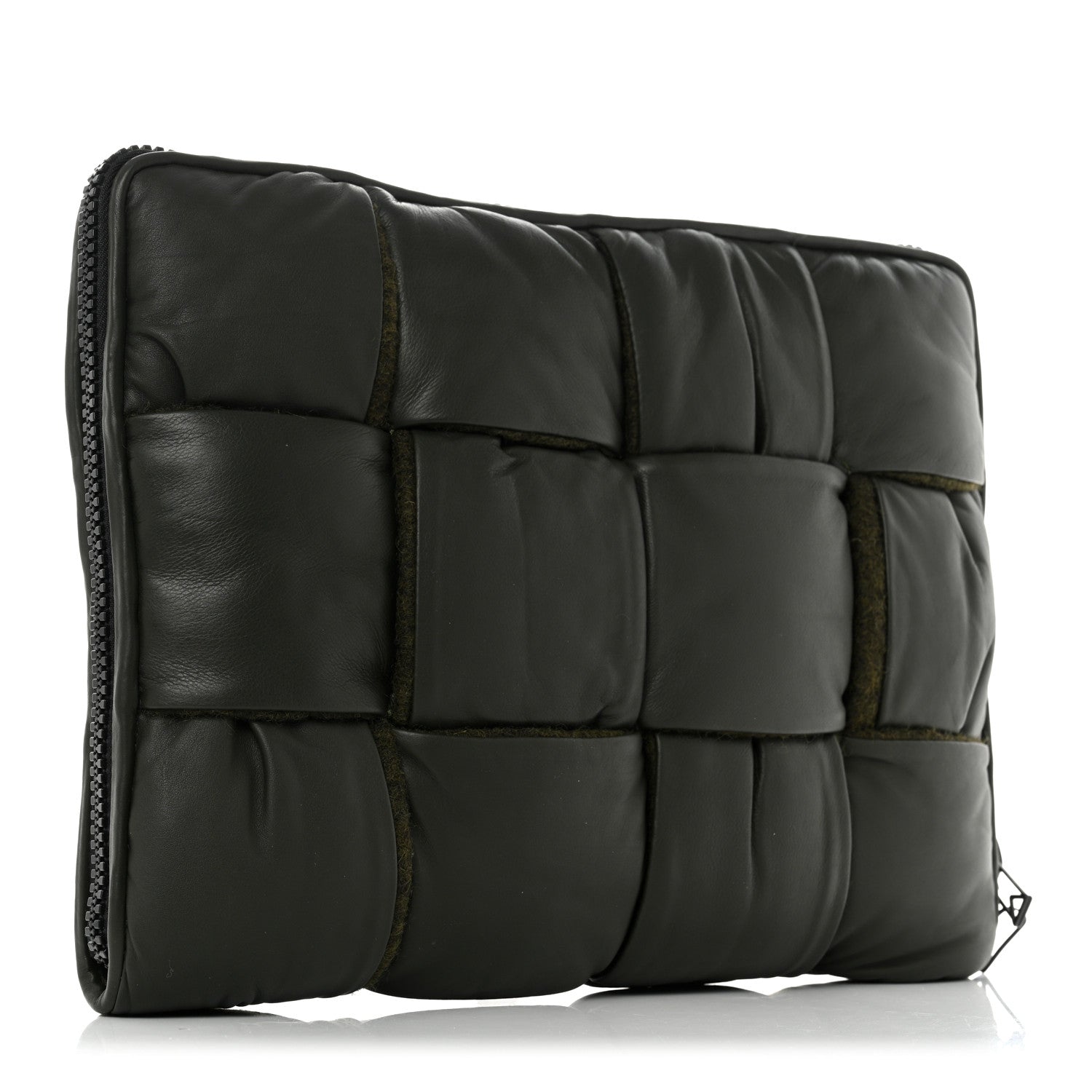 Bottega Veneta Calfskin Maxi Intrecciato Puffy Laptop Pouch Camping 3 of 7