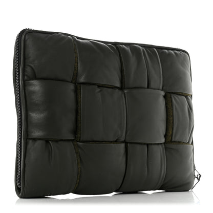 Bottega Veneta Calfskin Maxi Intrecciato Puffy Laptop Pouch Camping 3 of 7