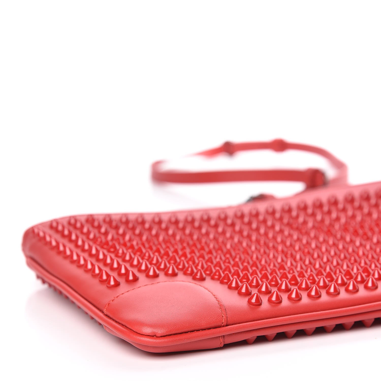 Christian Louboutin Calfskin Spikes Loubiposh Chain Clutch Oeillet 5 of 11