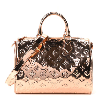 Louis Vuitton Monogram Miroir Speedy Bandouliere 25 Copper 1 of 9