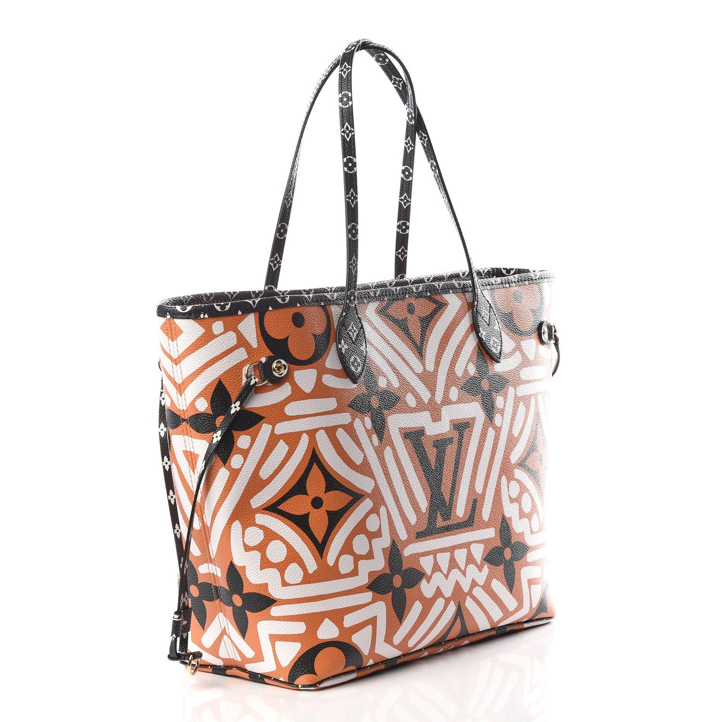 Monogram Giant Crafty Neverfull MM Creme Caramel
