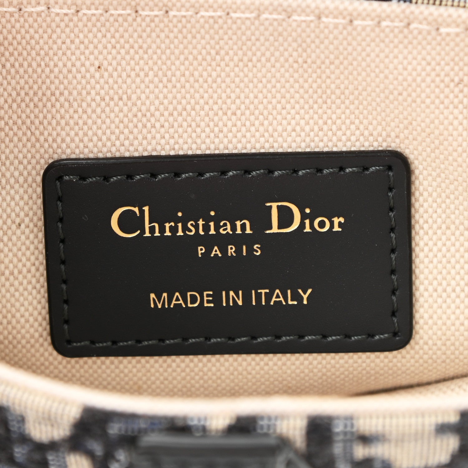 Christian Dior Oblique Mini Saddle Bag Blue 6 of 10