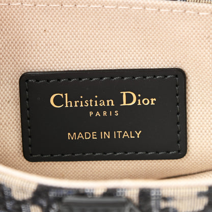 Christian Dior Oblique Mini Saddle Bag Blue 6 of 10