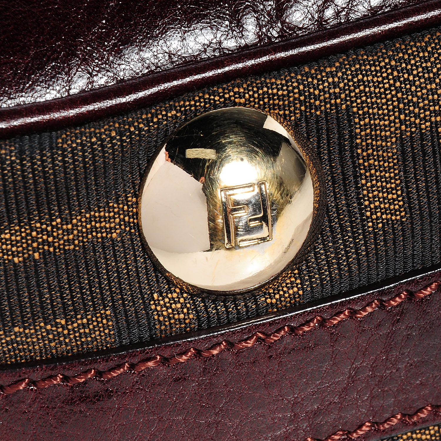 Fendi Zucca Hobo It Bag Tobacco 11 of 11