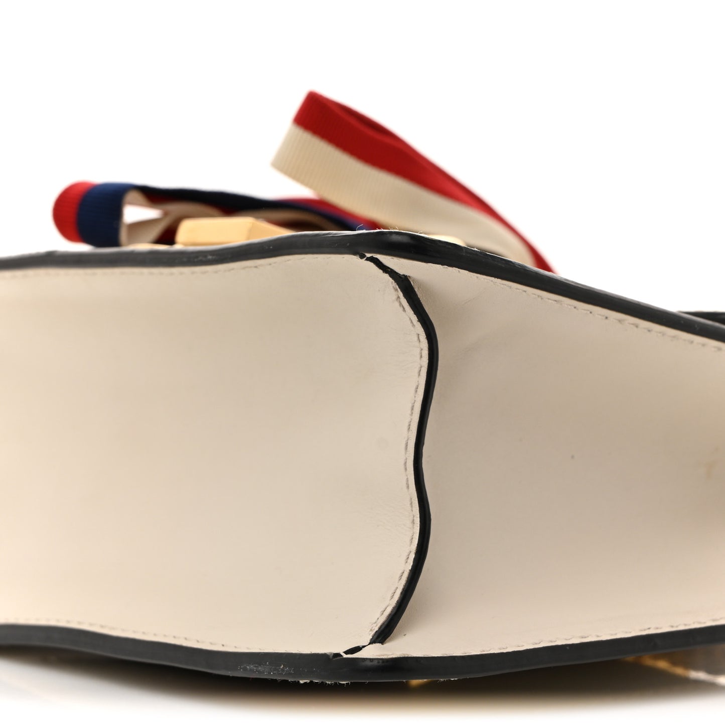 Calfskin Mini Sylvie Chain Shoulder Bag White