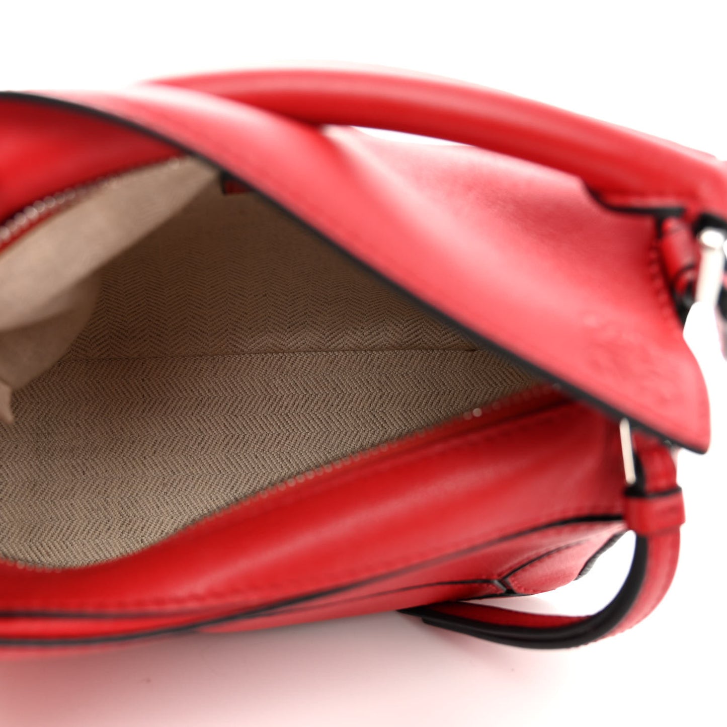 Calfskin Mini Puzzle Bag Pomodoro