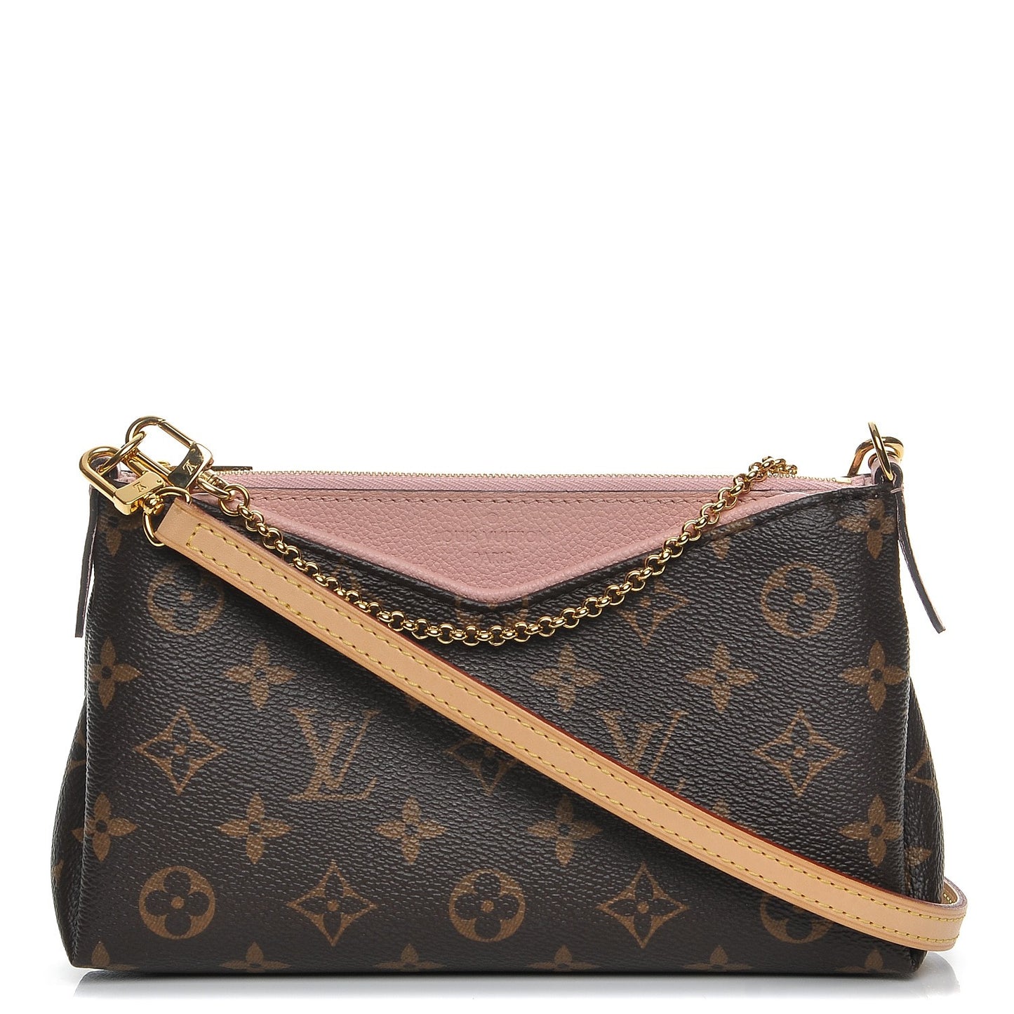 Monogram Pallas Clutch Rose Poudre