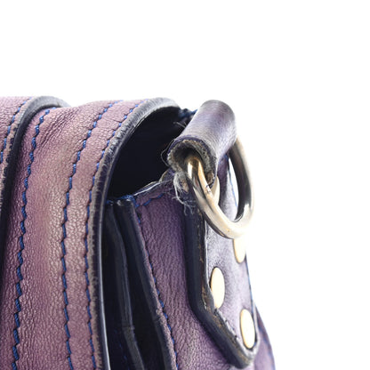 Proenza Schouler Lambskin PS1 Mini Pouch Messenger Bag Purple Rain 9 of 9