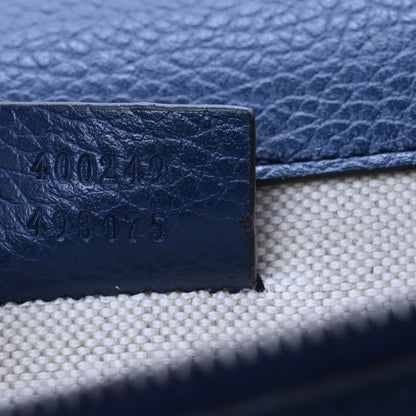Gucci Pebbled Calfskin Small Dionysus Shoulder Bag Blue Agata 7 of 11