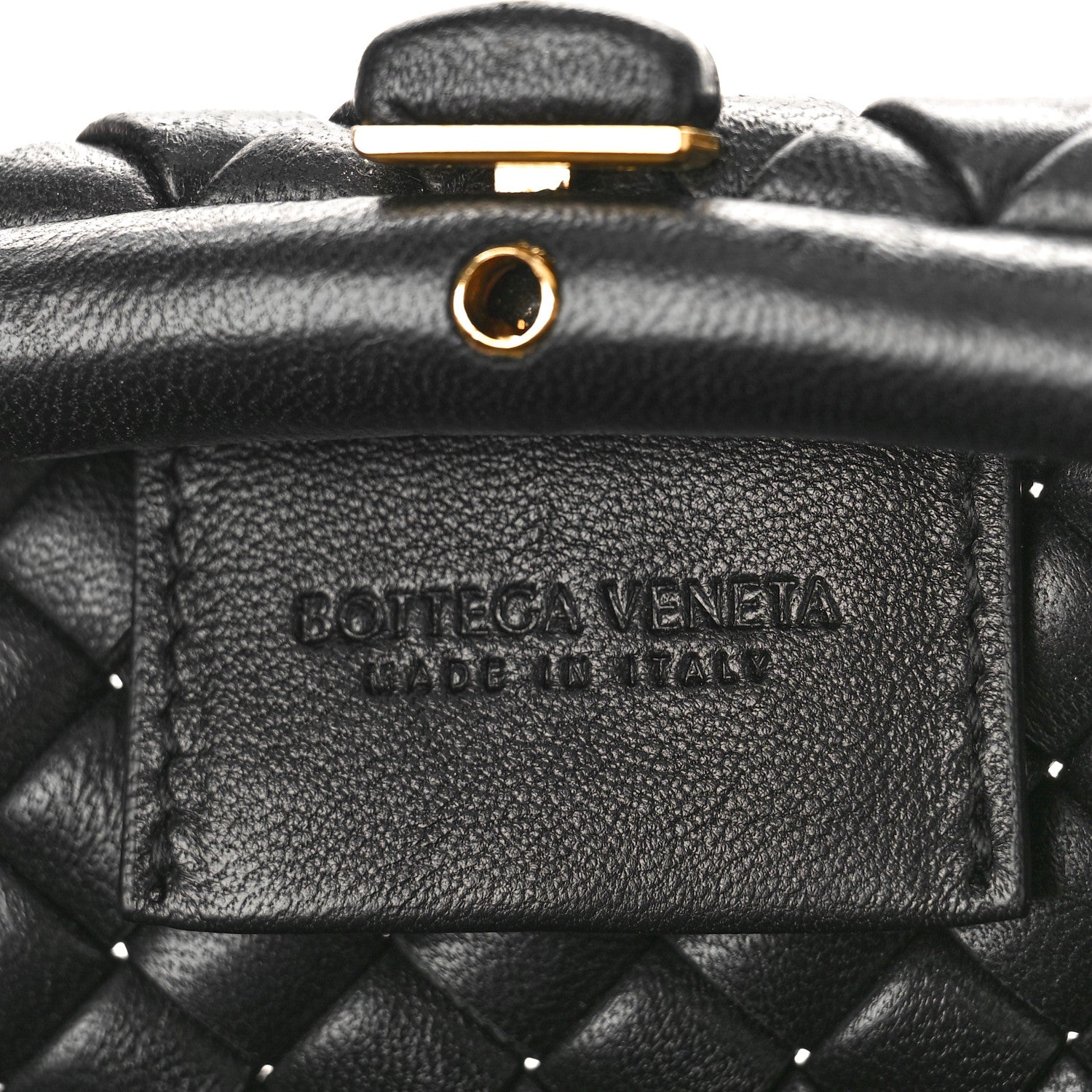 Bottega Veneta Nappa Intrecciato Medium Padded The Handle Tote Black 7 of 9