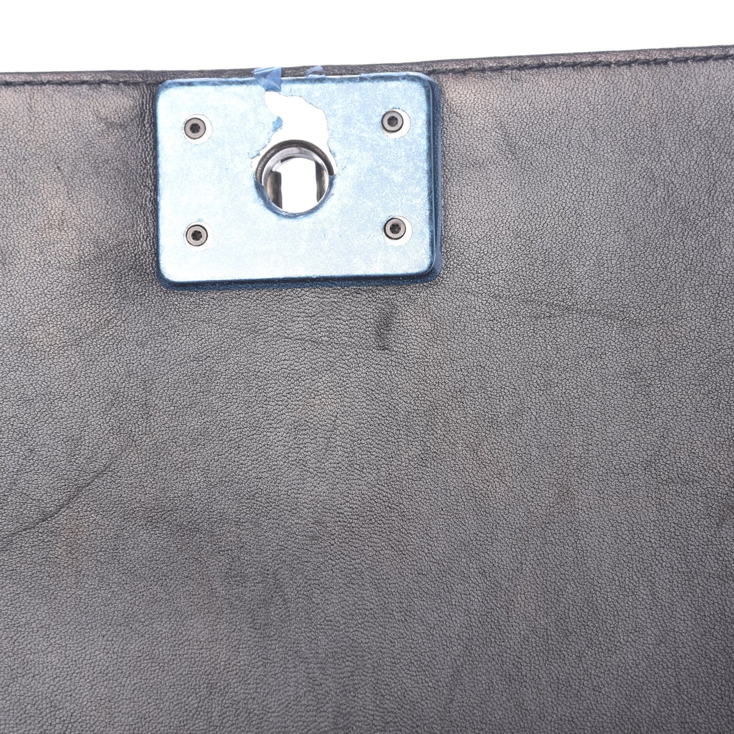 Lambskin Quilted Medium Boy Flap Black