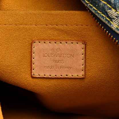 Louis Vuitton Monogram Denim Baggy PM Blue 6 of 16
