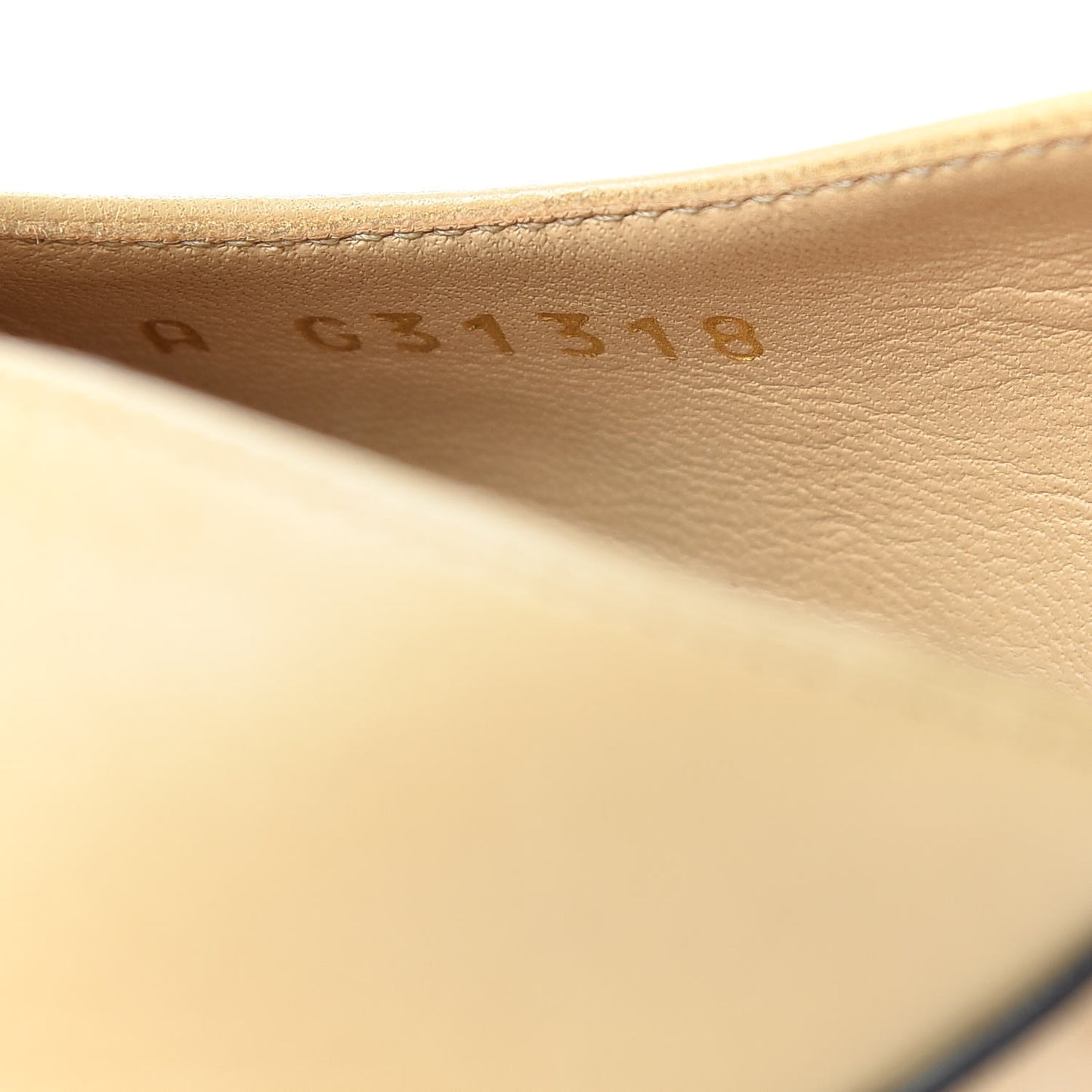Goatskin Grosgrain Cap Toe CC Slingback Pumps 40 Beige Black