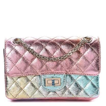 Chanel Metallic Goatskin Quilted Mini 2.55 Reissue Flap Multicolor 1 of 9
