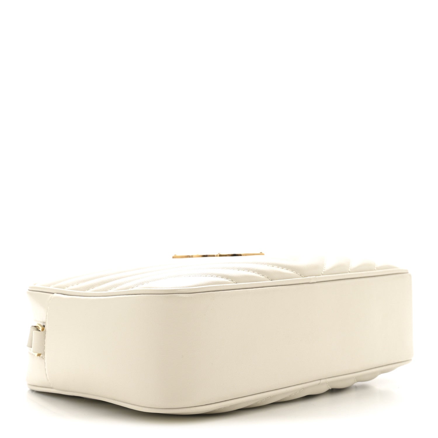 Saint Laurent Calfskin Matelasse Monogram Lou Camera Bag Crema Soft 4 of 12