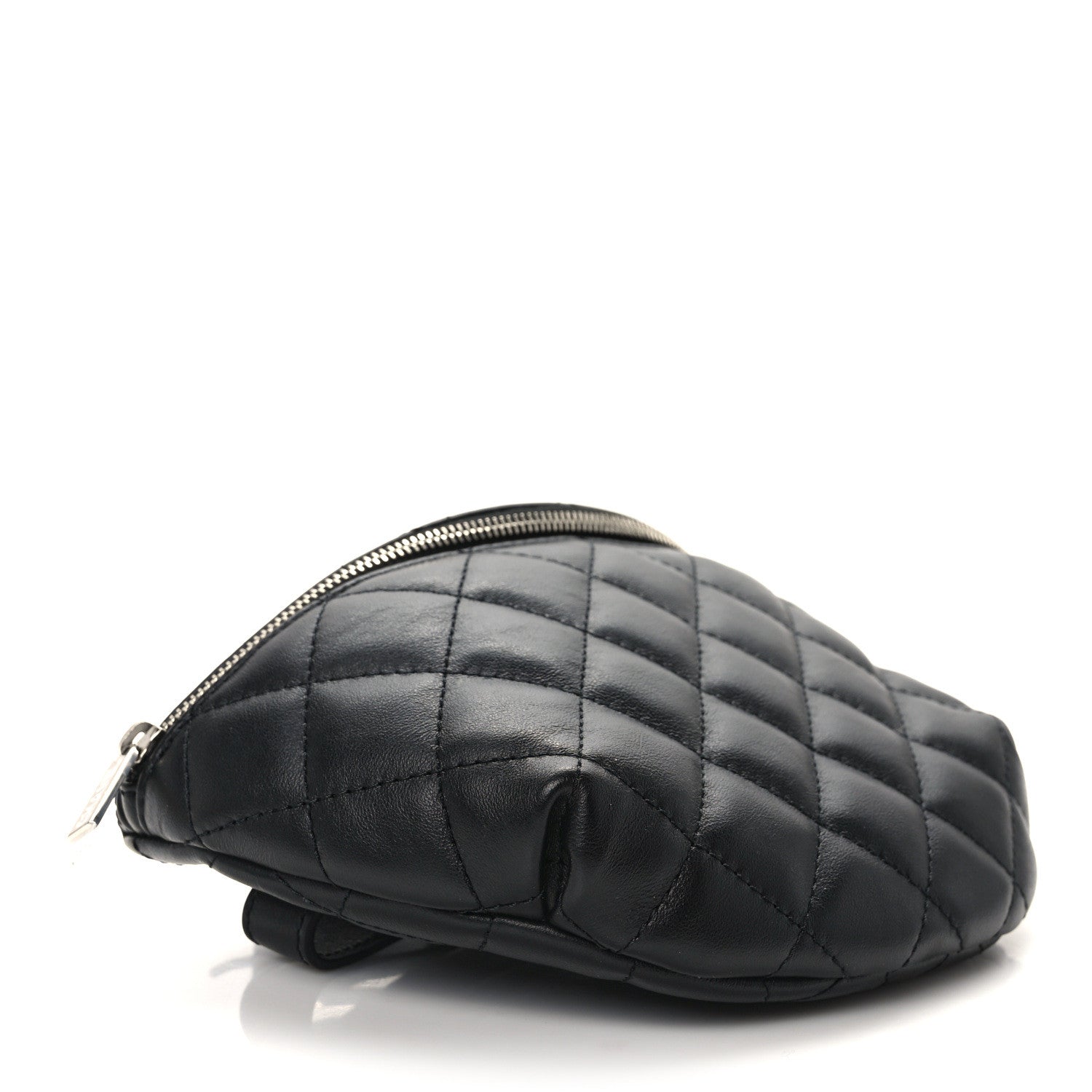 Chanel Calfskin Quilted Waist Belt Bag Black 4 of 11