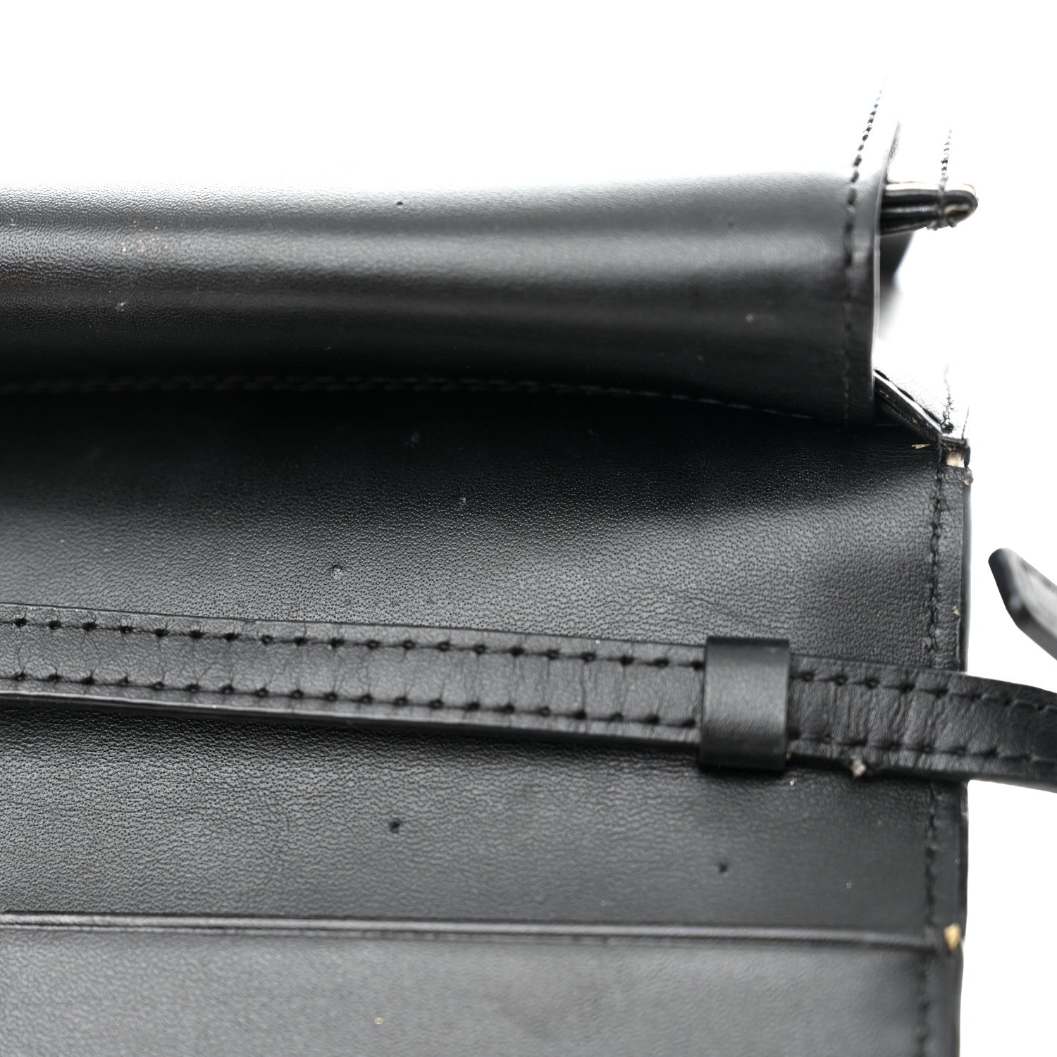 MCM Visetos Chain Wallet Crossbody Black 13 of 17