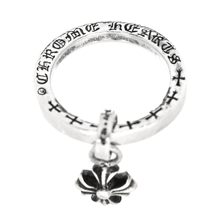 Chrome Hearts Sterling Silver Cross Celtic Charm Ring 51 5.75 5 of 5