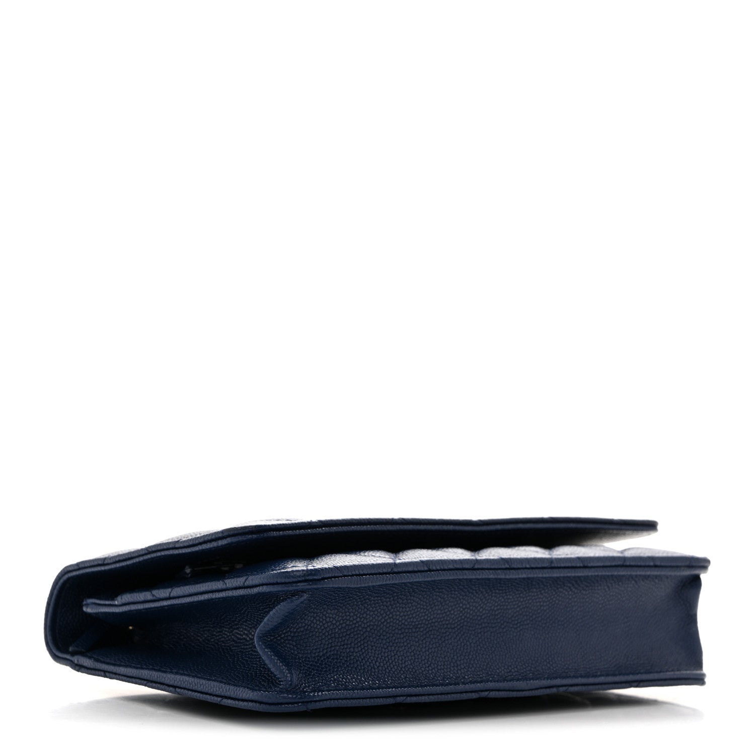 Chanel Caviar Quilted Wallet on Chain WOC Navy Blue 4 of 14