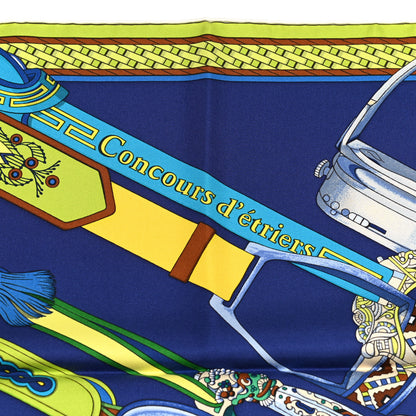 Hermes Silk Concours D'Etriers Scarf 90 4 of 5