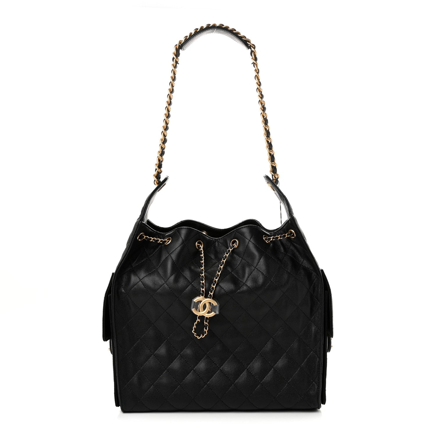 Chanel Caviar Quilted Medium Chanel 25 Handbag Black 1 of 11
