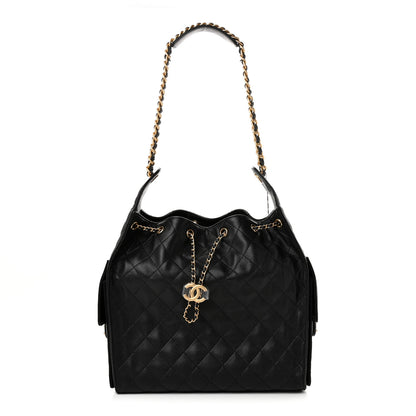 Chanel Caviar Quilted Medium Chanel 25 Handbag Black 1 of 11
