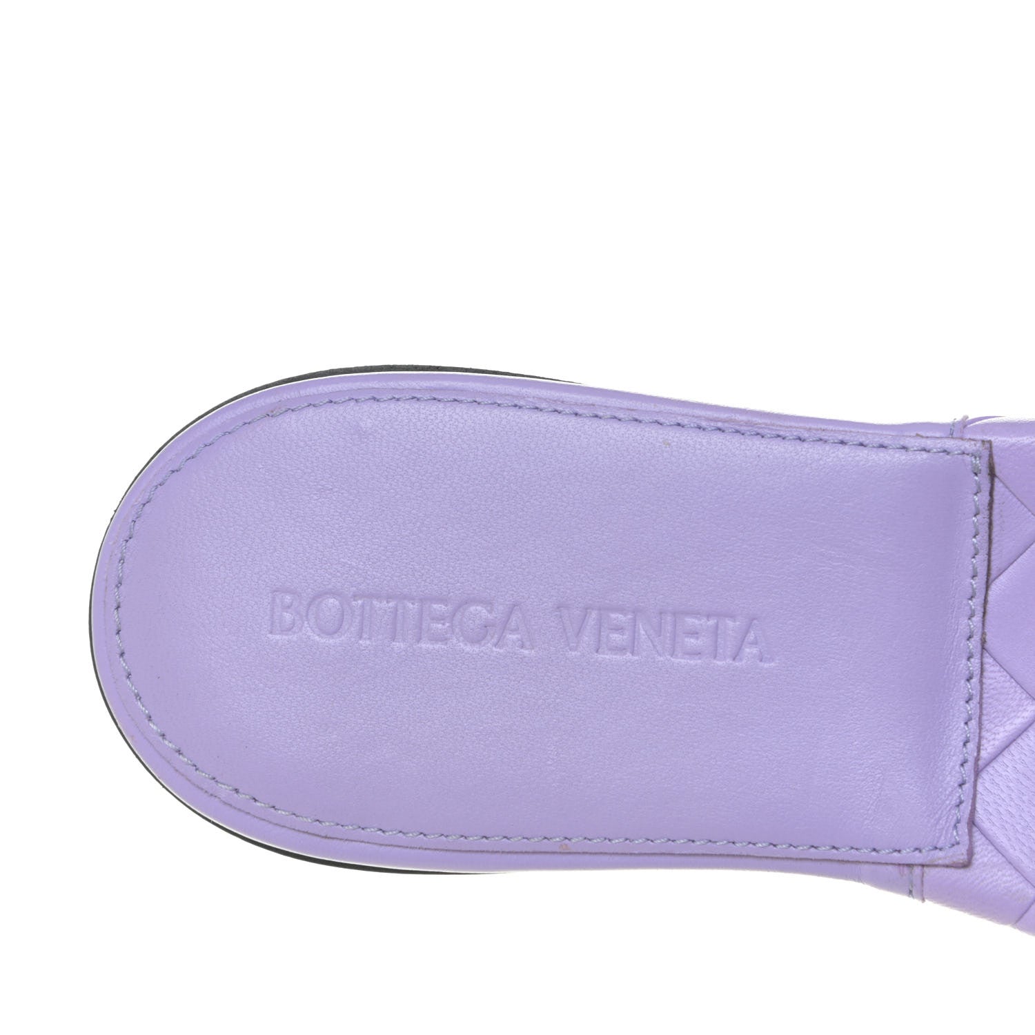Bottega Veneta Nappa Maxi Intrecciato Lido Flat Sandals 37 Wisteria 12 of 14