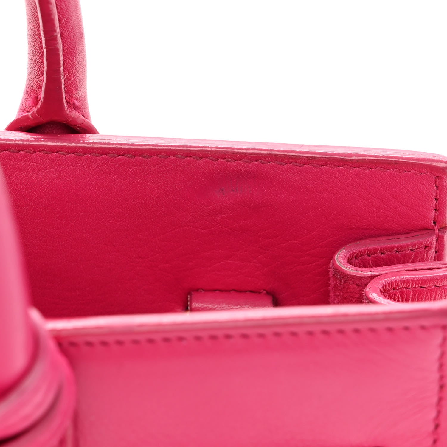 Saint Laurent Calfskin Nano Sac De Jour Bubblegum 13 of 13