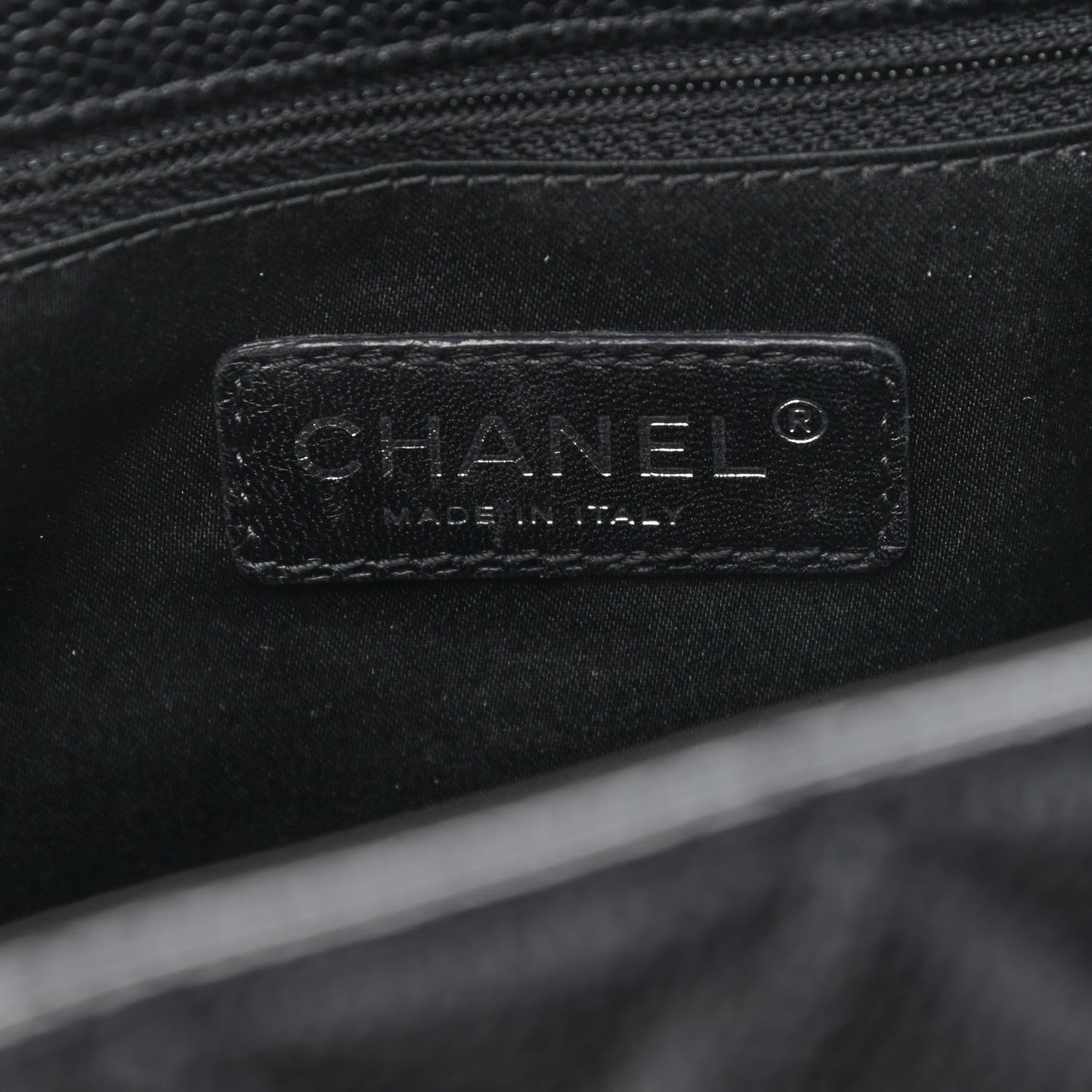 Caviar Quilted Grand Shopping Tote GST Black