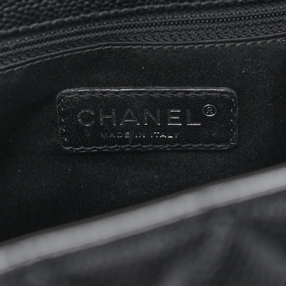 Chanel Caviar Quilted Grand Shopping Tote GST Black 6 of 11