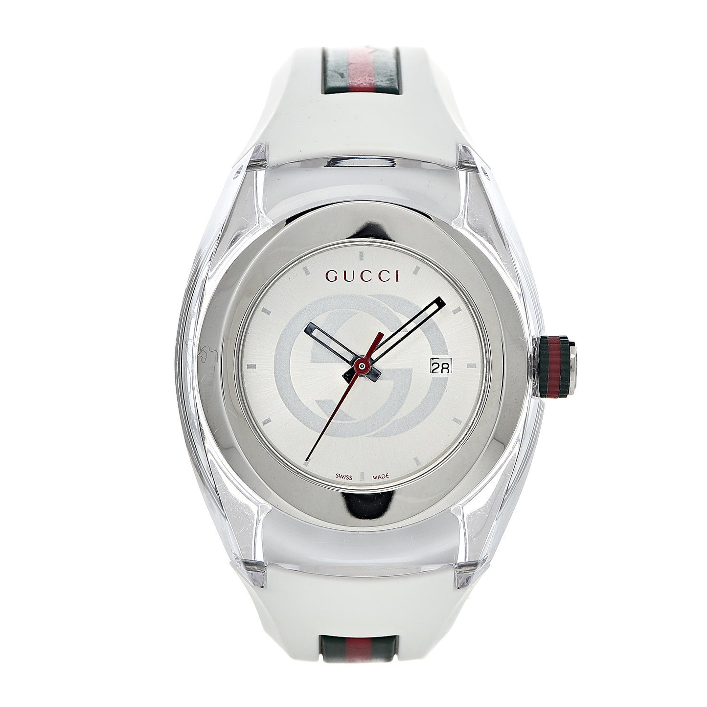 Stainless Steel Rubber 36mm Sync Web Quartz Watch