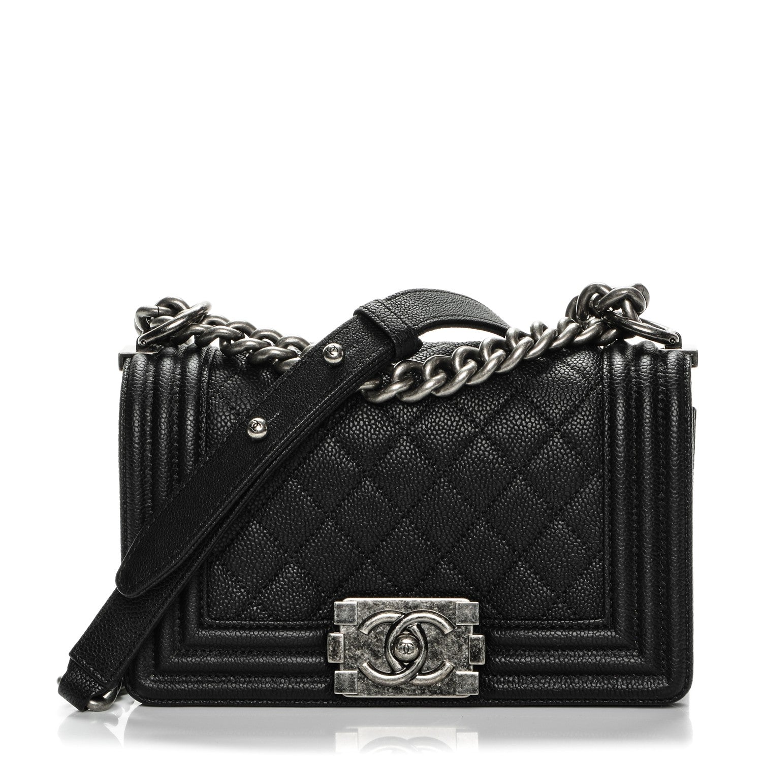 Chanel Caviar Quilted Small Boy Flap Black 1 of 7