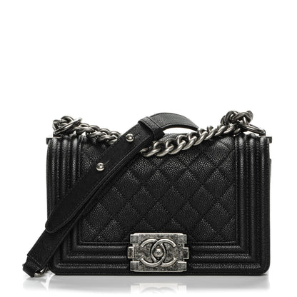 Chanel Caviar Quilted Small Boy Flap Black 1 of 7