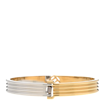 Fendi Metal F Bangle M Soft Gold Palladium 3 of 7