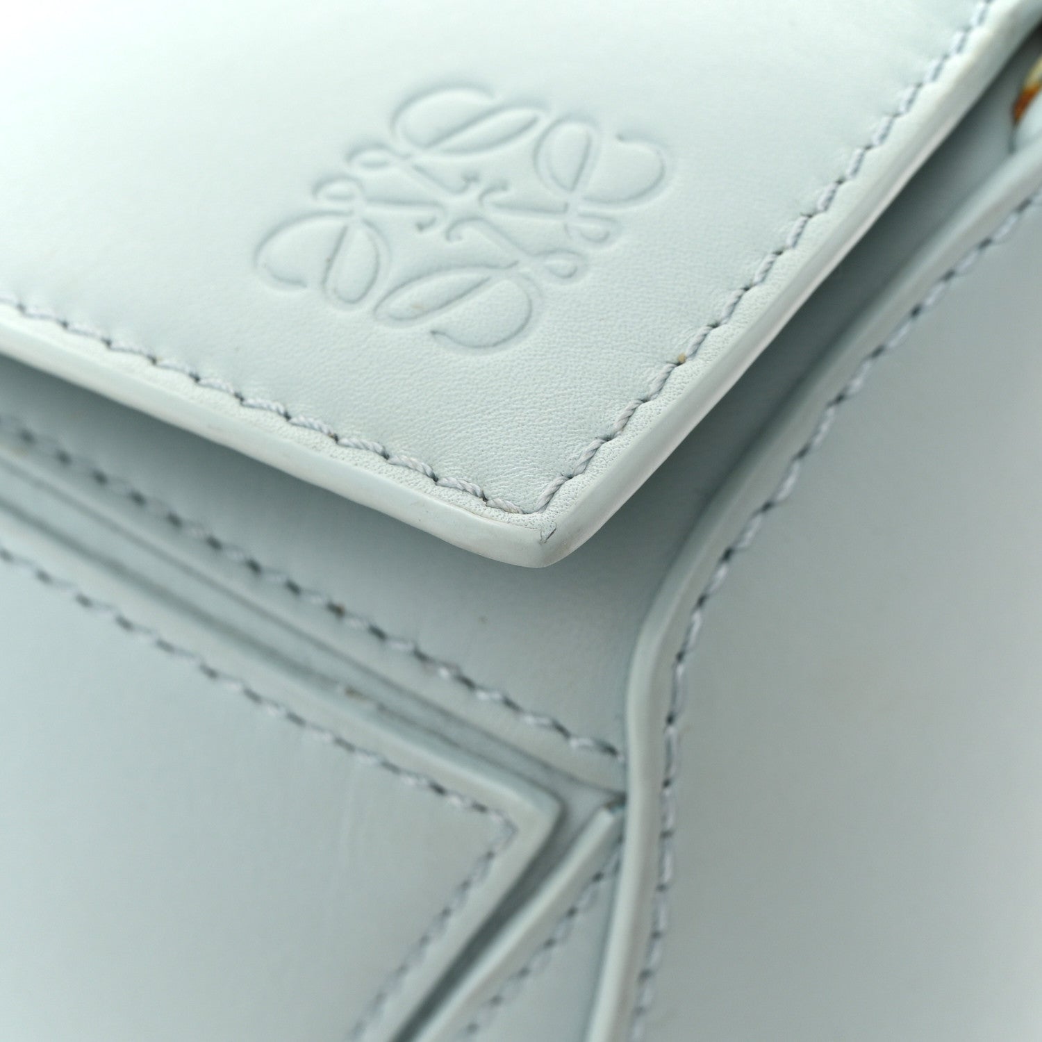 Loewe Grained Calfskin Small Puzzle Bag Aquamarine 11 of 17