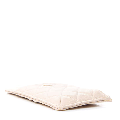 Chanel Caviar Quilted Classic iPhone Pouch Light Beige 4 of 8