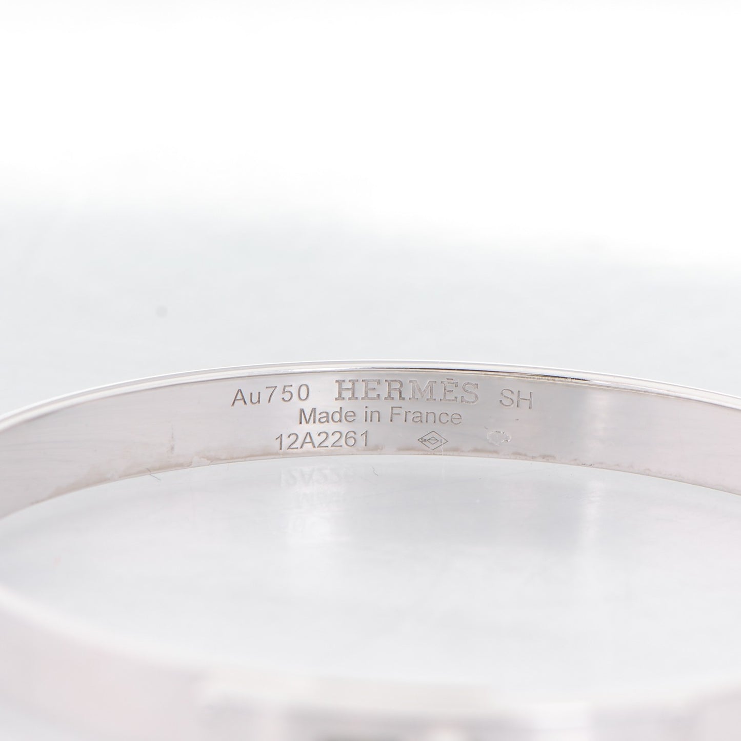 18K White Gold Diamond PM Kelly Bracelet SH