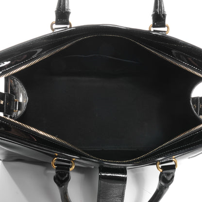 Saint Laurent Textured Patent Leather Large Cabas Chyc Black 5 of 8