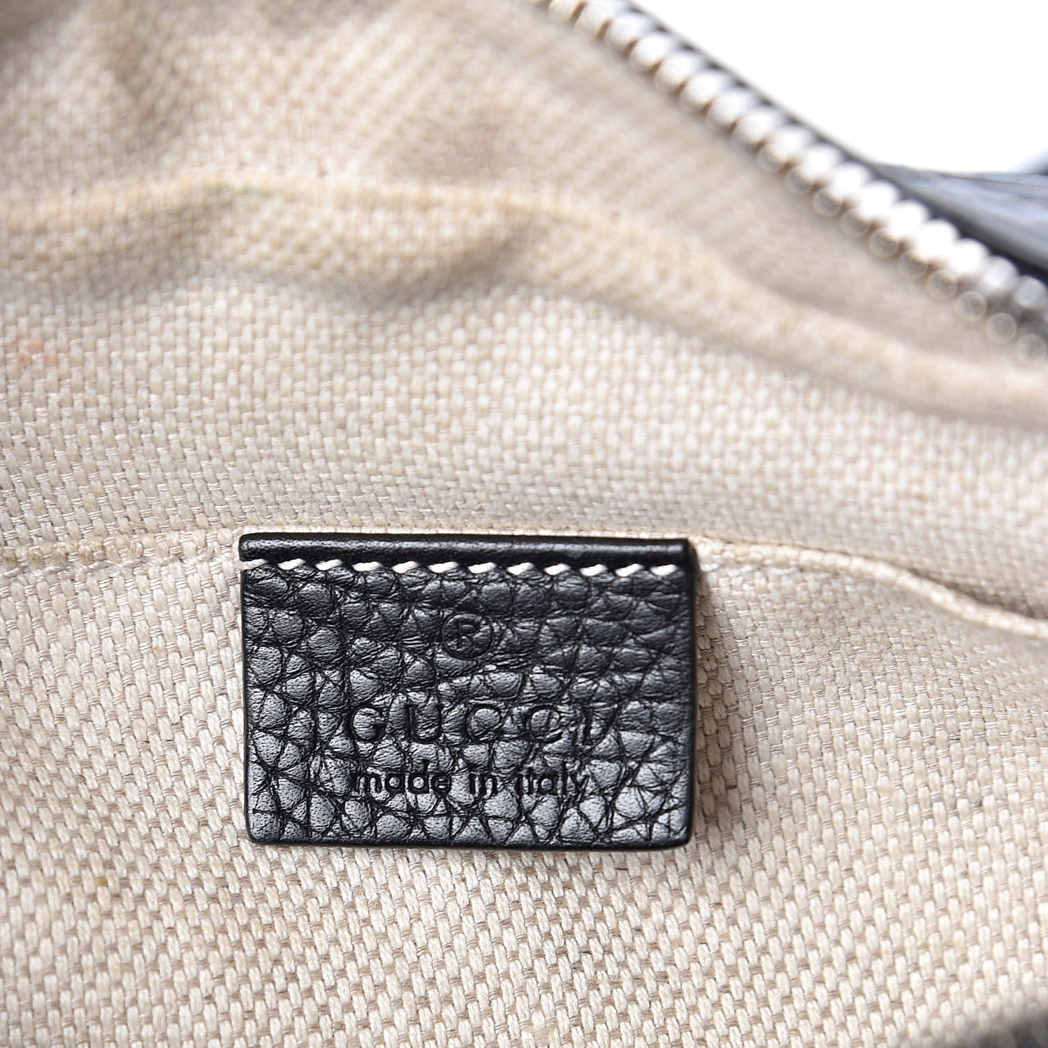 Gucci Pebbled Calfskin Small Soho Disco Bag Black 6 of 13