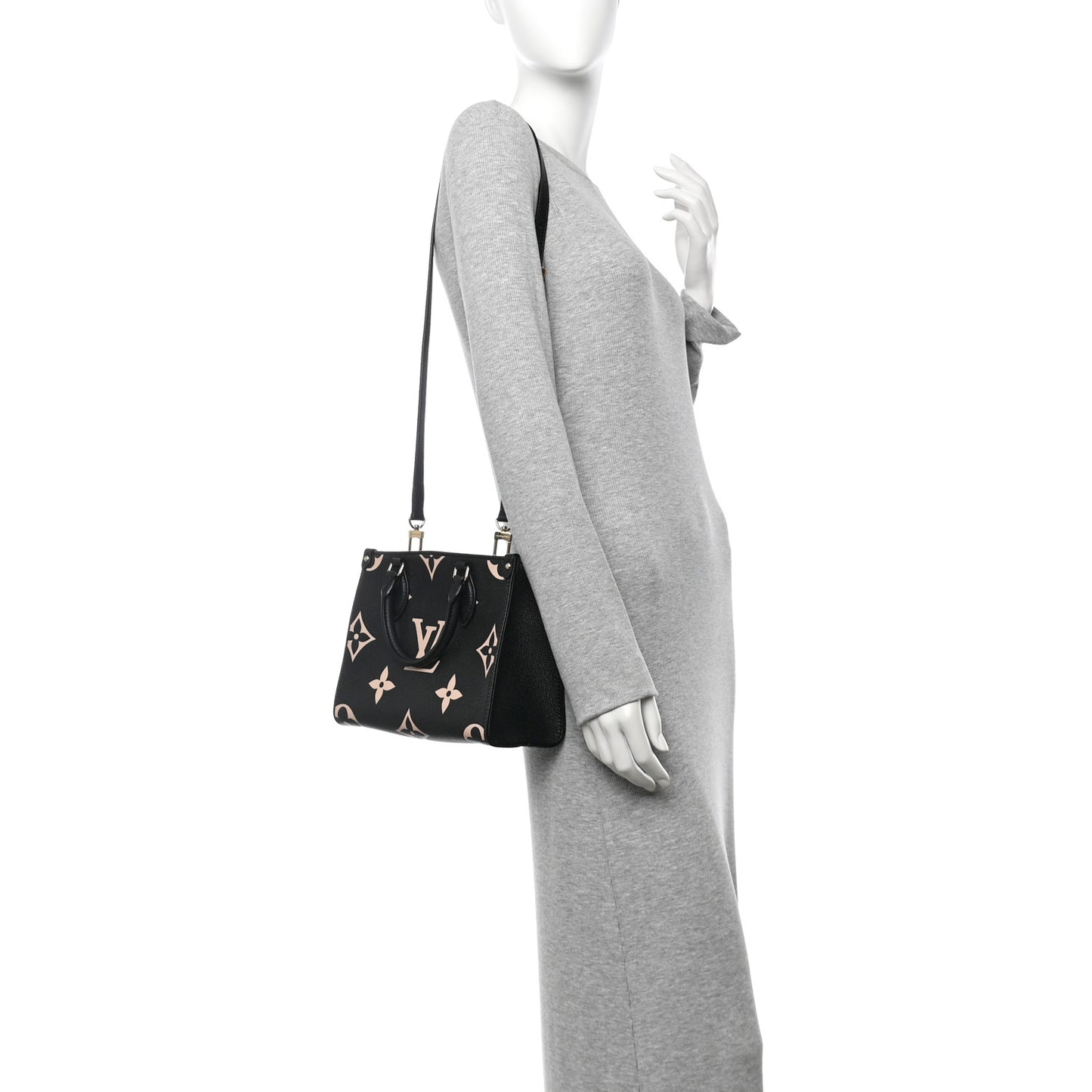 Empreinte Monogram Giant Onthego PM Black Beige