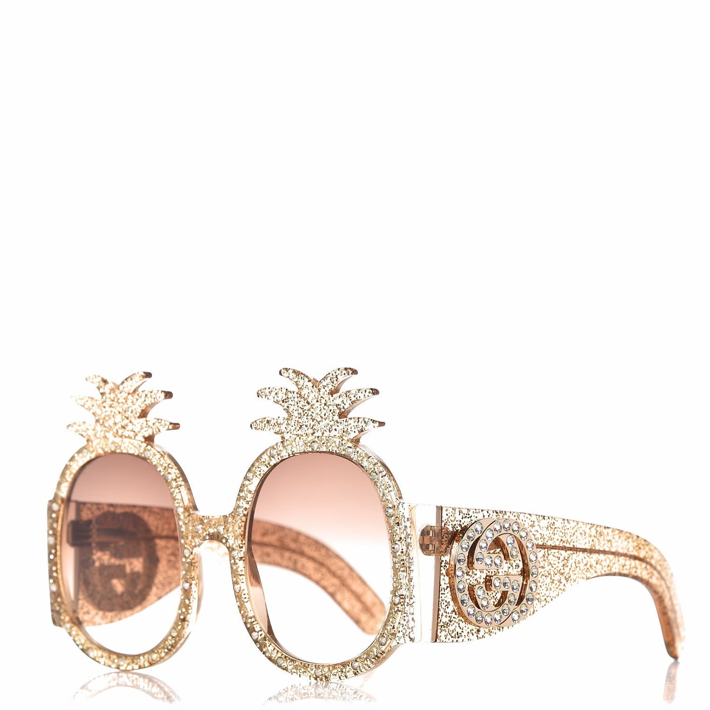 Acetate Pineapple GG0150/S Sunglasses Gold