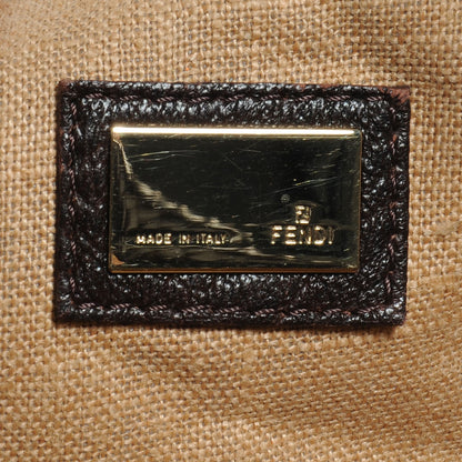 Fendi Zucca Nappa Nuvolata Vitello Tortuga Spy Bowler Tobacco Moro 6 of 10