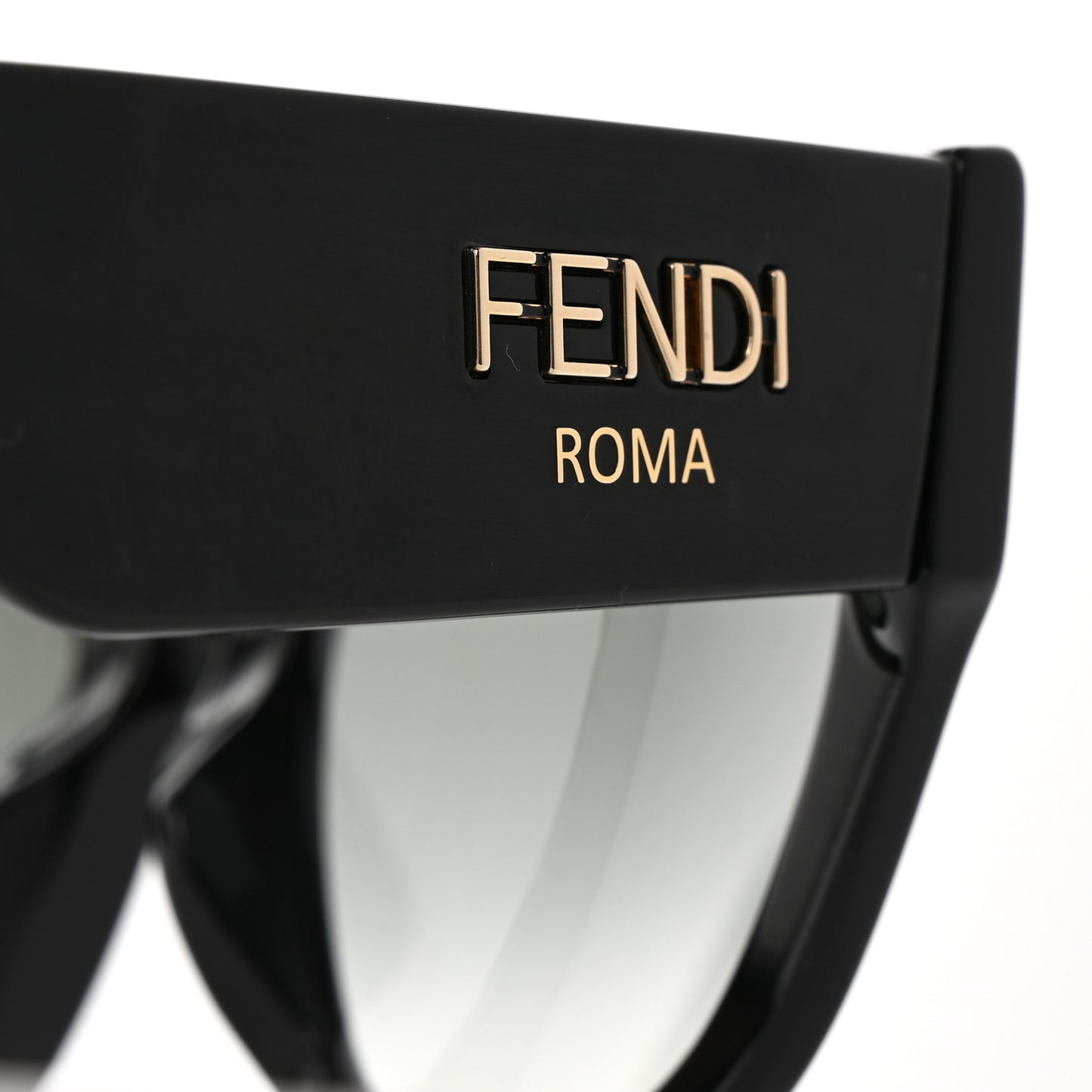 Acetate Cat Eye Sunglasses FF0452/F/S Black