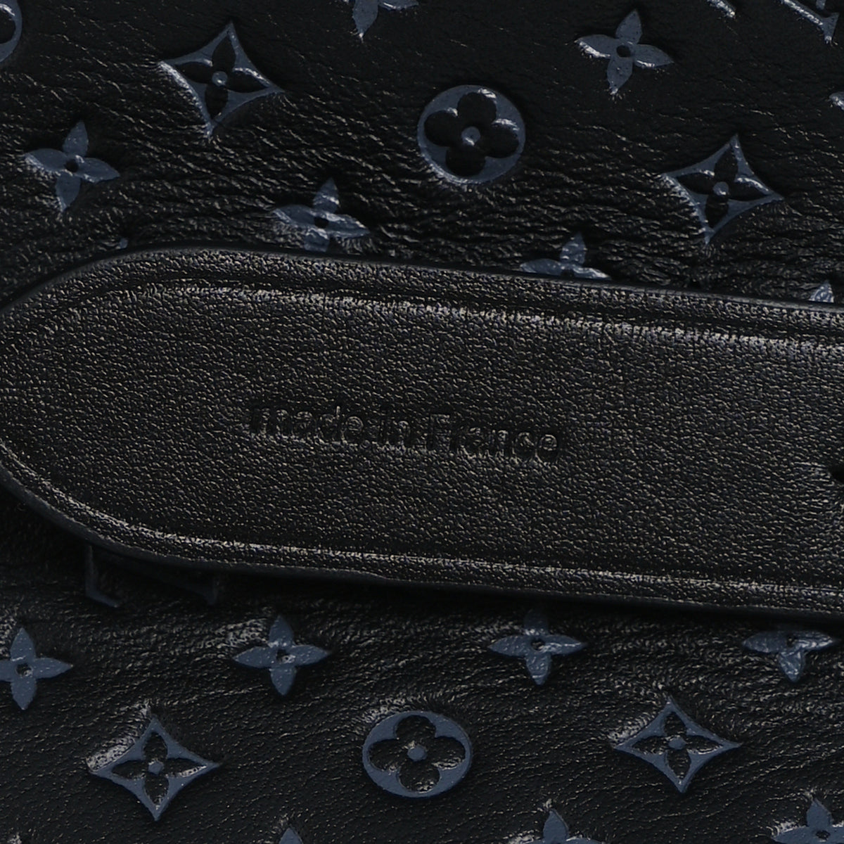 Calfskin Nanogram Embossed Neonoe BB Black