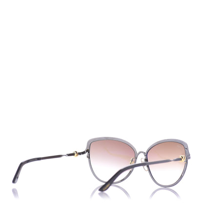 Cartier Metal Trinity Sunglasses CT0089S Black Brown 4 of 9