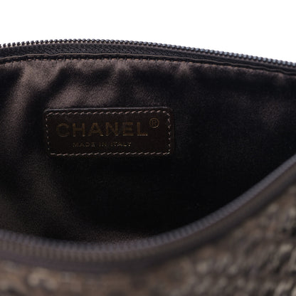 Chanel Snakeskin Fortune Cookie Clutch 6 of 8