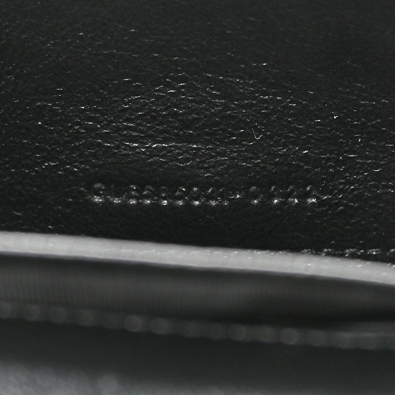 Saint Laurent Lambskin Diamond Quilted Becky Chain Wallet Black 7 of 10