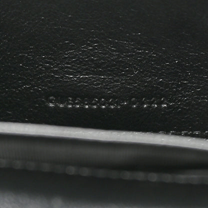 Saint Laurent Lambskin Diamond Quilted Becky Chain Wallet Black 7 of 10